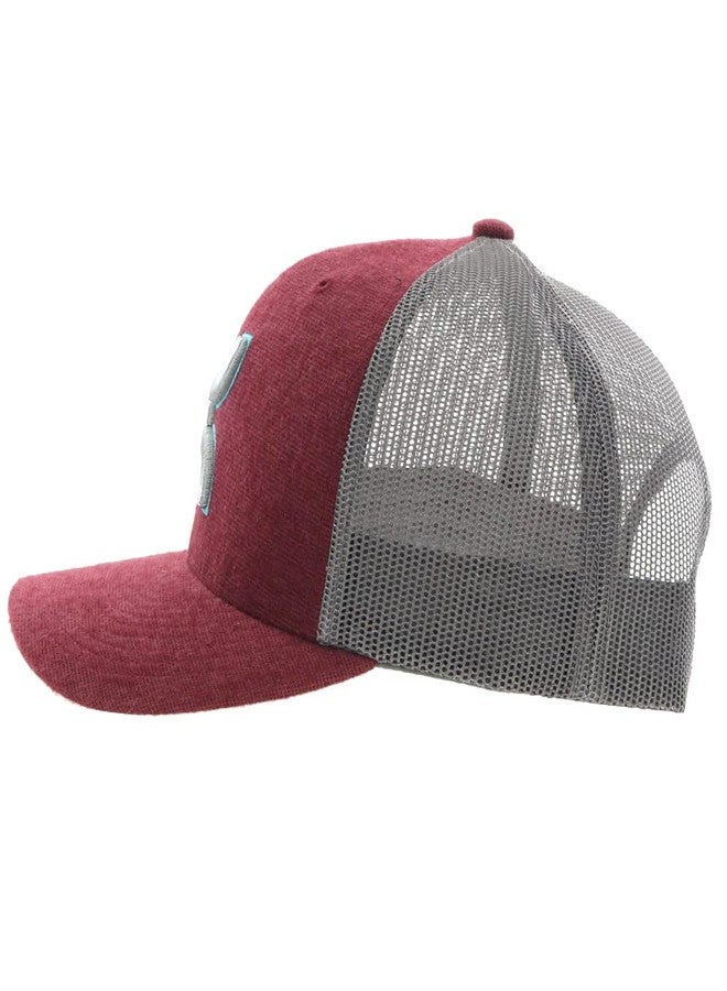 HOOEY Trucker Cap Grey/Turquoise Logo - Image 2