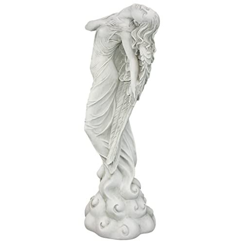 Design Toscano Ascending Angel Garden Statue, Medium, Antique Stone - Image 3