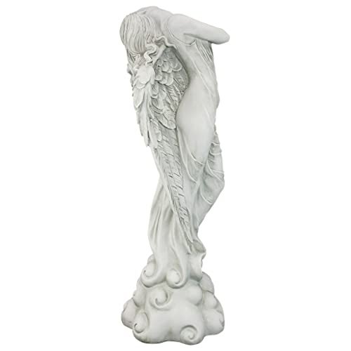 Design Toscano Ascending Angel Garden Statue, Medium, Antique Stone - Image 5