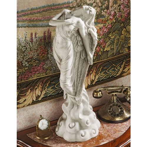 Design Toscano Ascending Angel Garden Statue, Medium, Antique Stone - Image 2