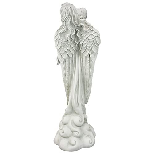 Design Toscano Ascending Angel Garden Statue, Medium, Antique Stone - Image 4