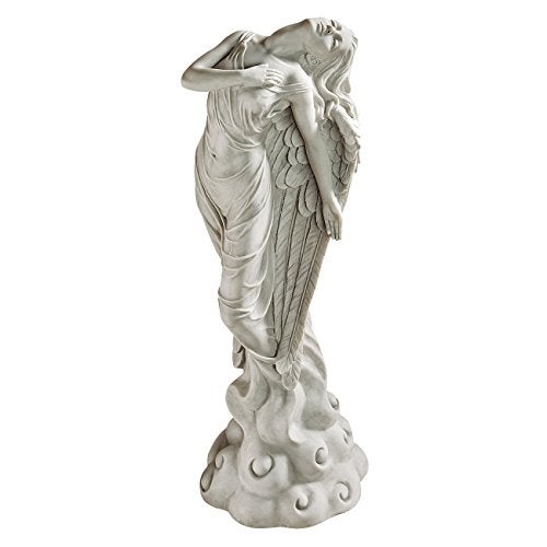 Design Toscano Ascending Angel Garden Statue, Medium, Antique Stone - Image 1