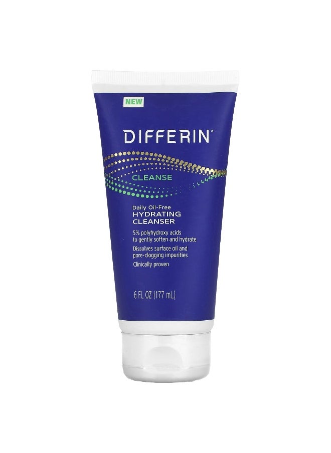 differin Differin, Daily Oil-Free Hydrating Cleanser, 6 fl oz (177 ml)  - Image 1