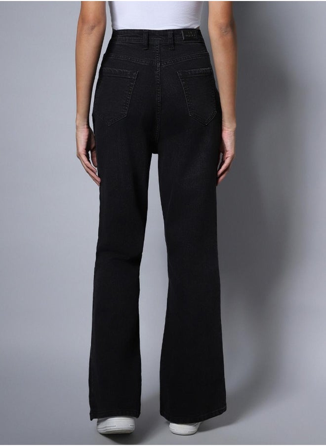 HIGH STAR Women Black Jeans  - Image 3