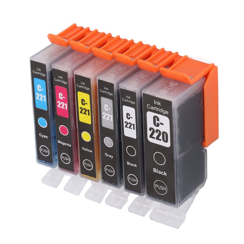 Ink Cartridge Replacement Set 6 Colors High Page Yield for Wireless Printers - Image 4