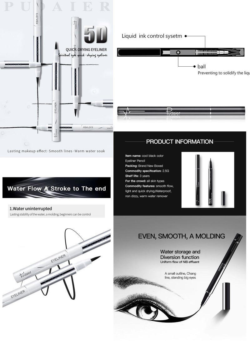 pudaier Long lasting soft head waterproof liquid eyeliner - Image 2