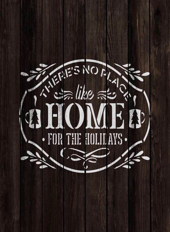 Stencil Revolution No Place Like Home for The Holidays Stencil - Christmas Porch Sign, Christmas Stencil Art, Christmas Decor Ideas, Stencils for Christmas - Image 4