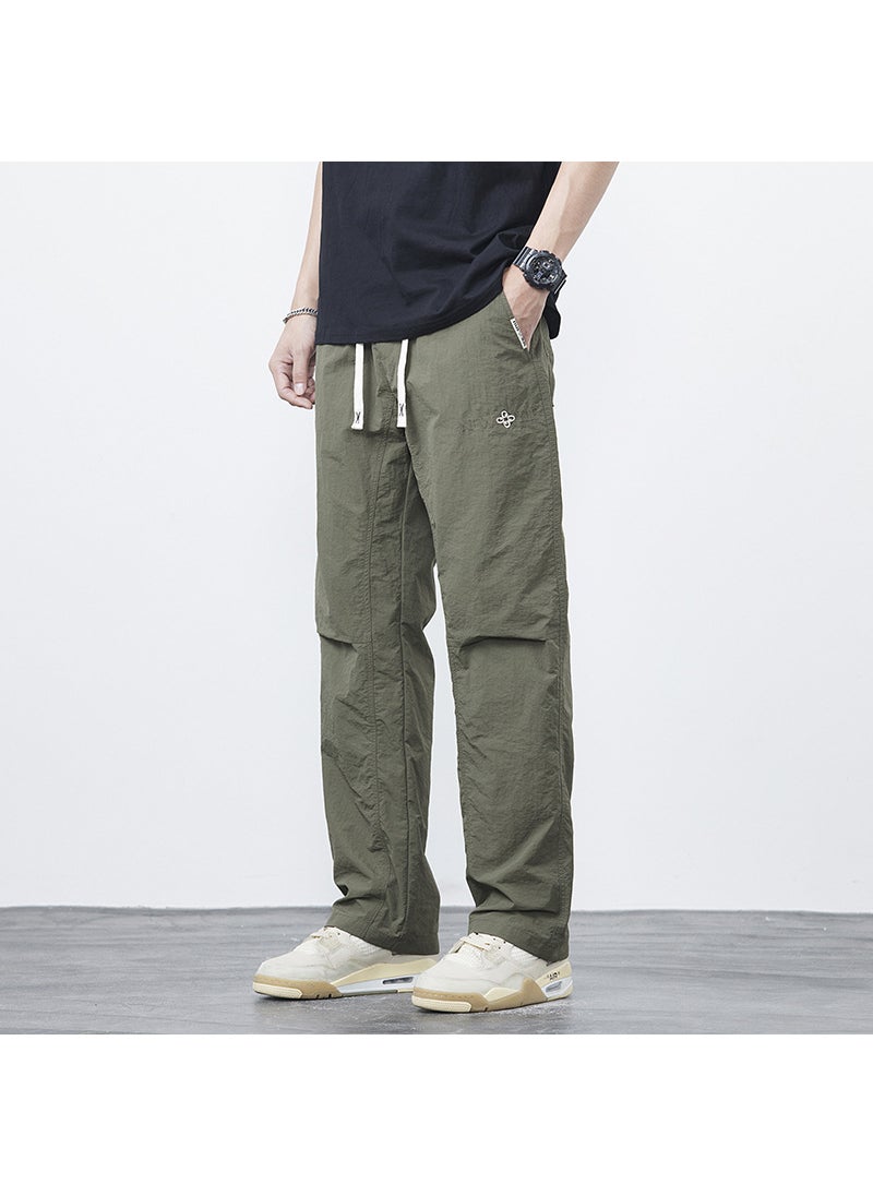 Generic - Mens New Spring Summer Comfortable Loose Fit Cargo Sweatpants 836 gray - Image 1