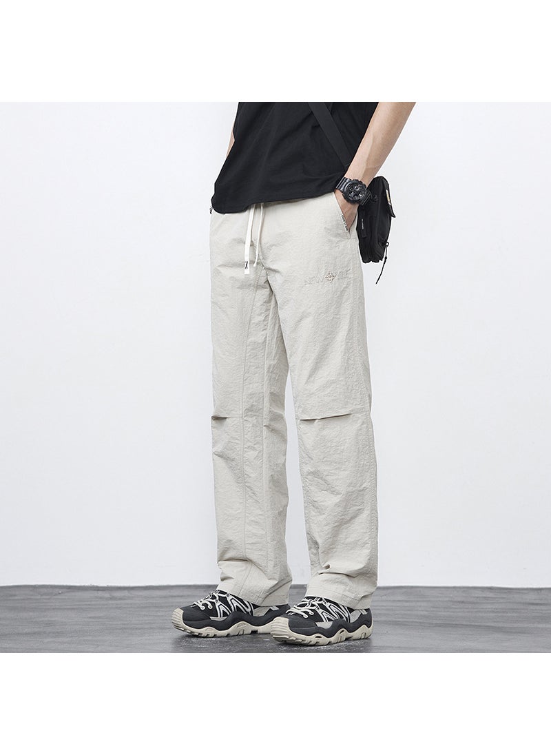 Generic - Mens New Spring Summer Comfortable Loose Fit Cargo Sweatpants 836 gray - Image 1