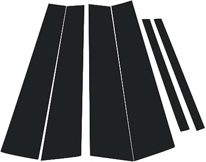 Vuzmode Glossy Black Car Window Pillar Trim for Accord Sedan - Image 1