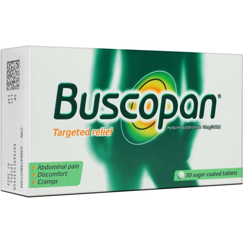 Buscopan Tablet\Sugar Coated 50Tabs - Image 2