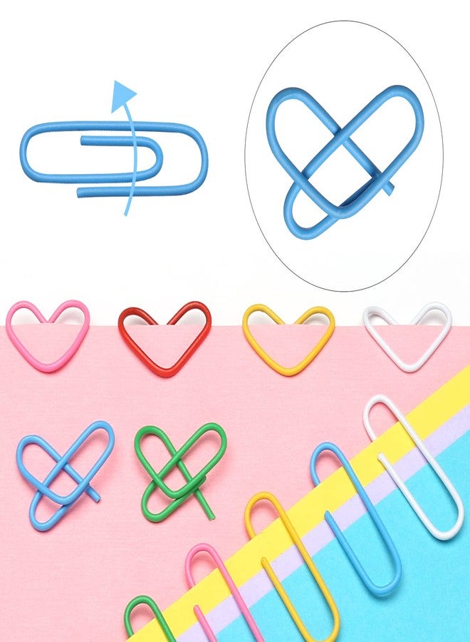 Elisel Colored Paper Clips, 200pcs Medium Size (1.3 inch), Durable and Rustproof, Great for Office, School and Personal Use (Multicolour) - Image 5