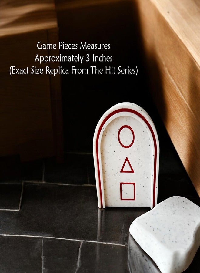 Sentosa ShopSentosa Iconic Flying Squid Stone Games Hit Series Inspired Game Marble Design Set with Red Inline Topple The House - Image 3
