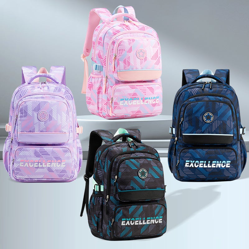 Zhimabao Unisex Backpack for Middle and High School Students, Large Capacity and Ergonomic - Image 2