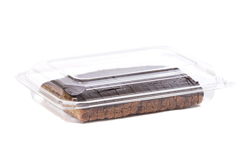 Smygoods Clear Plastic Disposable Container Flat Top  (Pack Of 25-9 3/8 X 6 3/4 X 2 3/16) Sturdy Hinged Containers - Image 5