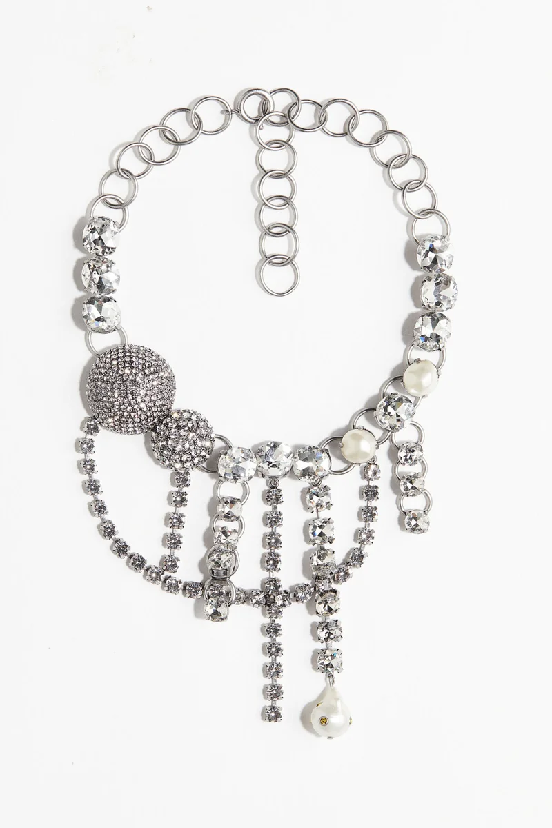 H&M Rhinestone necklace