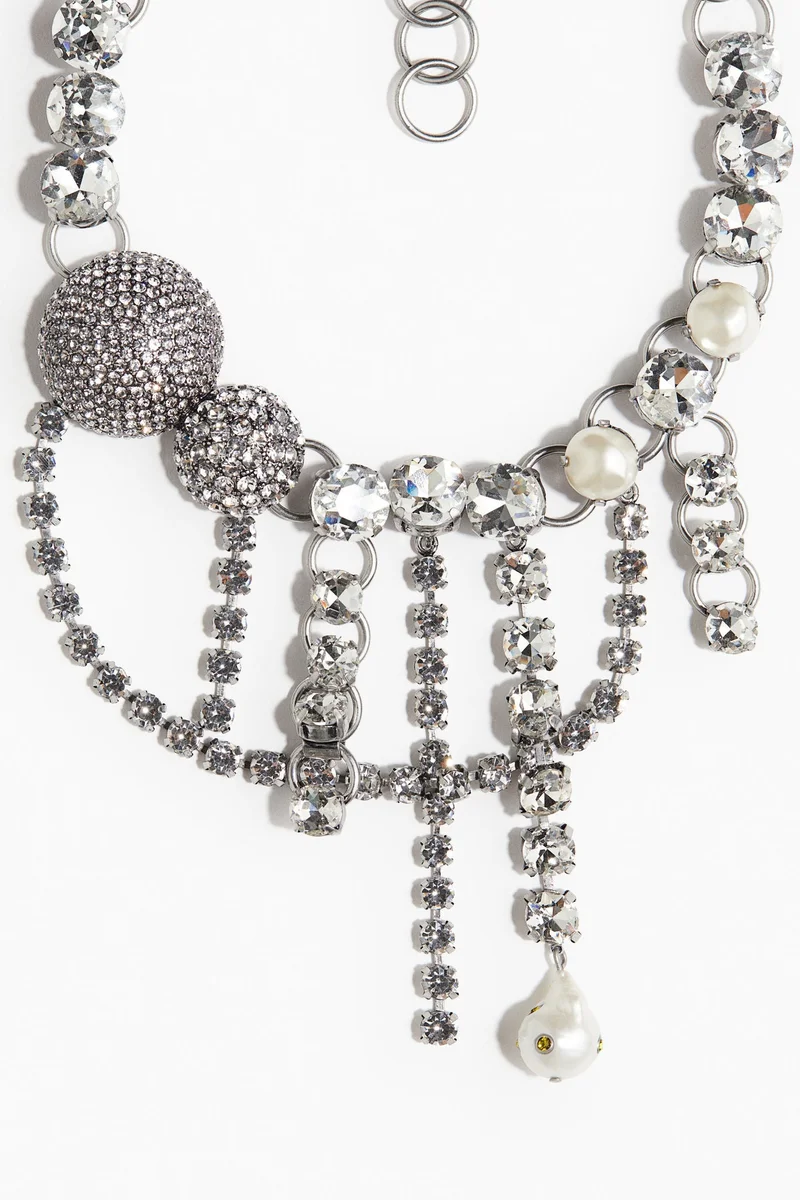 H&M Rhinestone necklace