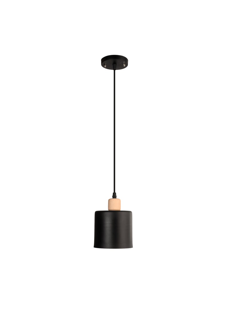 El Rawda Lighting - A Single Ceiling Lamp With A Distinctive And Elegant Design, Inlaid With A Wooden Piece 14x14x70 cm - Image 1