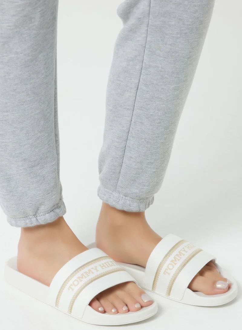 TOMMY HILFIGER Poolslide With Webbing Filp Flops