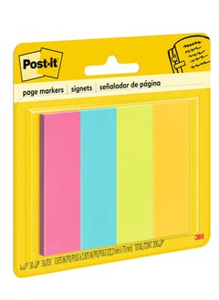 Post It 200-Piece Post-It Page Markers 22.2x73mm Size Multicolour  - Image 2