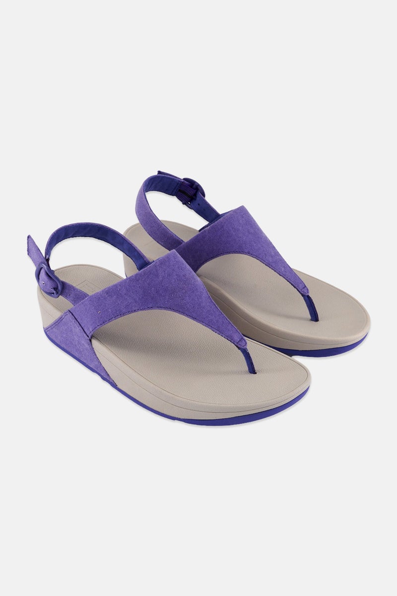 FitFlop Women Skinny Tones Adjustable Closure Sandals, Violet Blue - Image 1