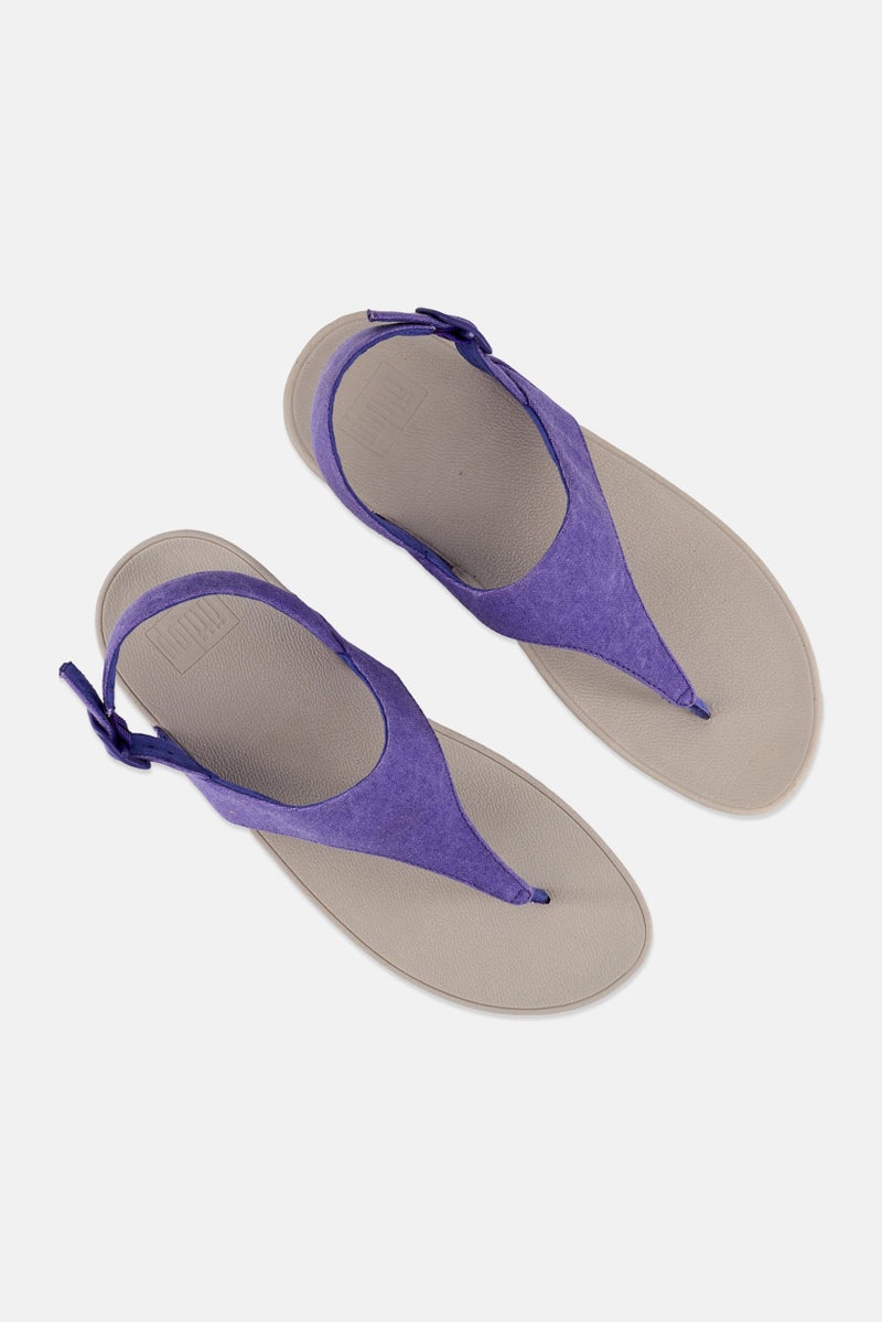 FitFlop Women Skinny Tones Adjustable Closure Sandals, Violet Blue - Image 2