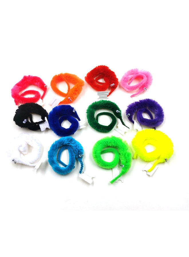 Caterpillar Seahorse Elf Magic Props Exotic Toy Magic Worm Funny Cat Worm Bulk In Stock-Color:White