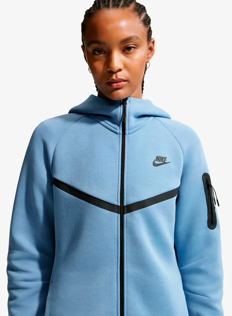 Nike WORK BLUE/(BLACK) Tech Fleece Hoodie for Women | Best Price UAE