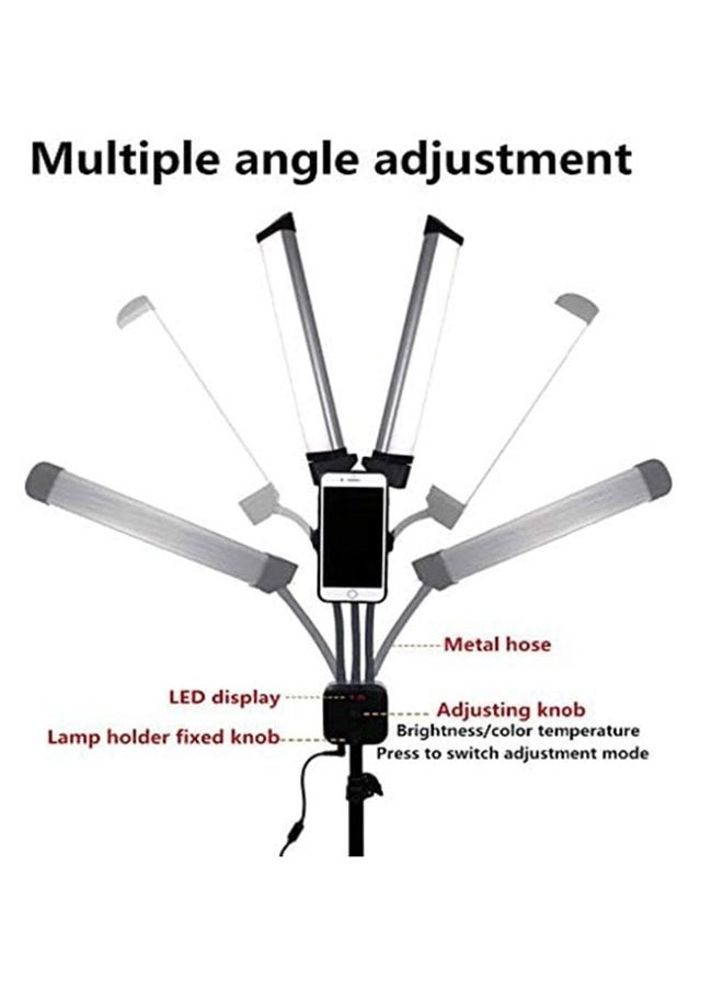 General Flexible Double Arms Photography Light  3000K-5600K Dimmable With  1.6M/63in Metal Light Stand  - Image 5