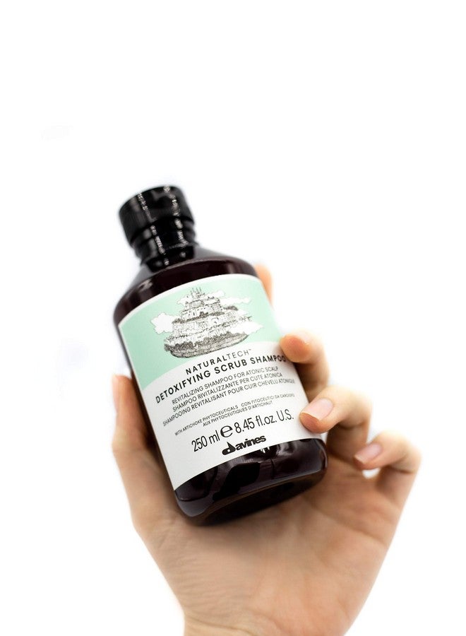 Davines Naturaltech Detoxifying Scrub Shampoo Deeply And Gently Cleanse Hair And Scalp 8.45 Fl. Oz. - Image 4