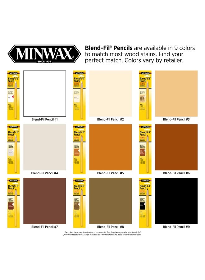 Minwax 110096666 قلم تصحيح خشب بليند فيل رقم 9 بلون الإيبوني جاكوبين - Image 2