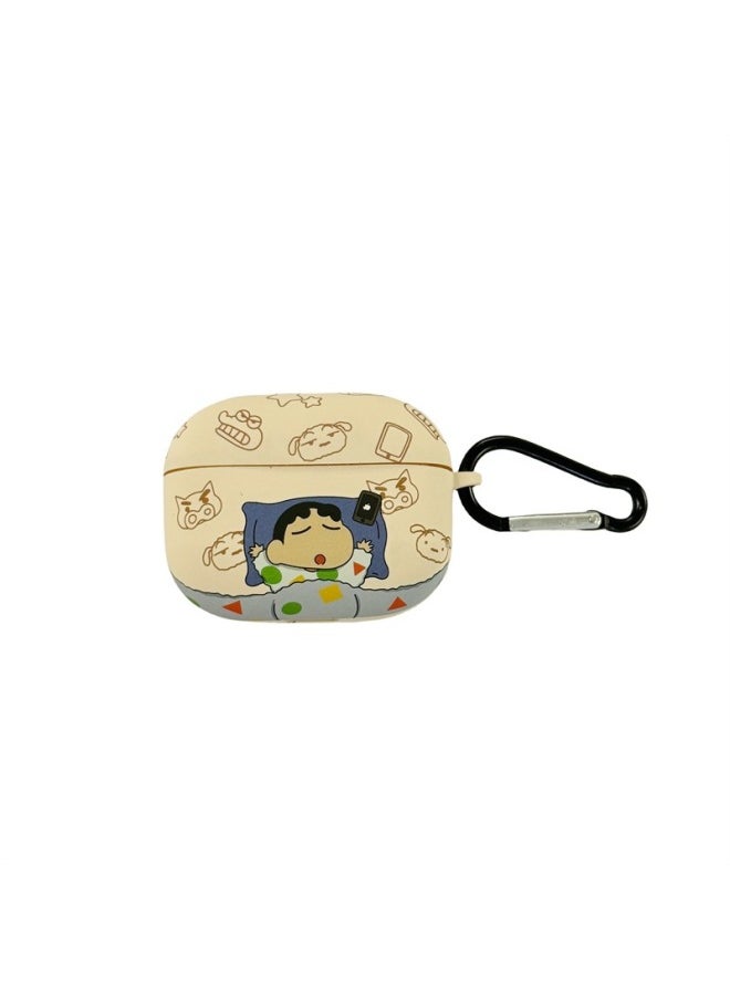Generic - Applicable VIVO TWS3Pro/3E Wireless Bluetooth Headset Protective Case Cartoon Soft Case TWS4 Headset Case-Color:Silicone Soft Shell-Pajamas-Model:Iqoo Tws 2 (protective Case) - Image 1