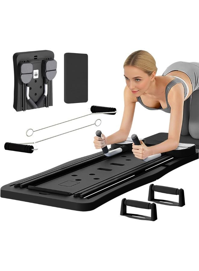 ماس منصة تمارين بيلاتيس متعددة الاستخدامات قابلة للطي – لوح لياقة 5 في 1 بديلة للأجهزة الرياضية وتناسب المنزل والسفر - Image 2