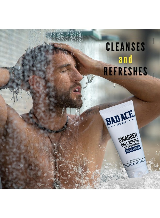 BAD ACE غسول كرات Swaggerball Buffer Rinsefree للرجال غسول كرات Swaggerball Intimate Wash للرجال غسول الأعضاء التناسلية Arctic Canyon - Image 2