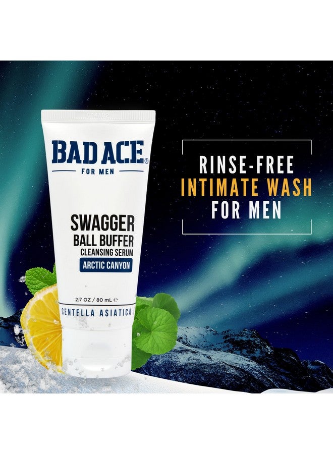 BAD ACE غسول كرات Swaggerball Buffer Rinsefree للرجال غسول كرات Swaggerball Intimate Wash للرجال غسول الأعضاء التناسلية Arctic Canyon - Image 3