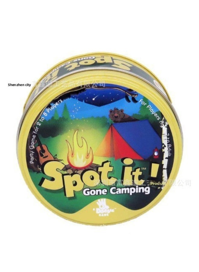 لعبة Spot It الإنجليزية بالكامل، تجمع عائلي للآباء، ابحث عن بطاقات ألعاب مختلفة، بطاقات ألعاب Dobble، ابحث عن أختك