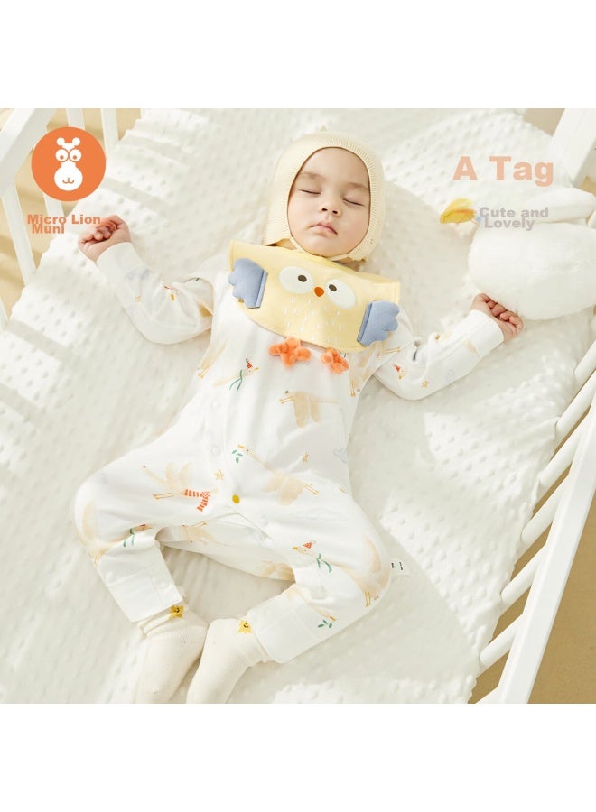 wismorni Weishimuni Baby Clothes, Pure Cotton, Spring And Autumn, Class A, Baby Romper, Long Sleeve, Super Cute Onesie, Crawling Suit, Autumn Outfit  - Image 2