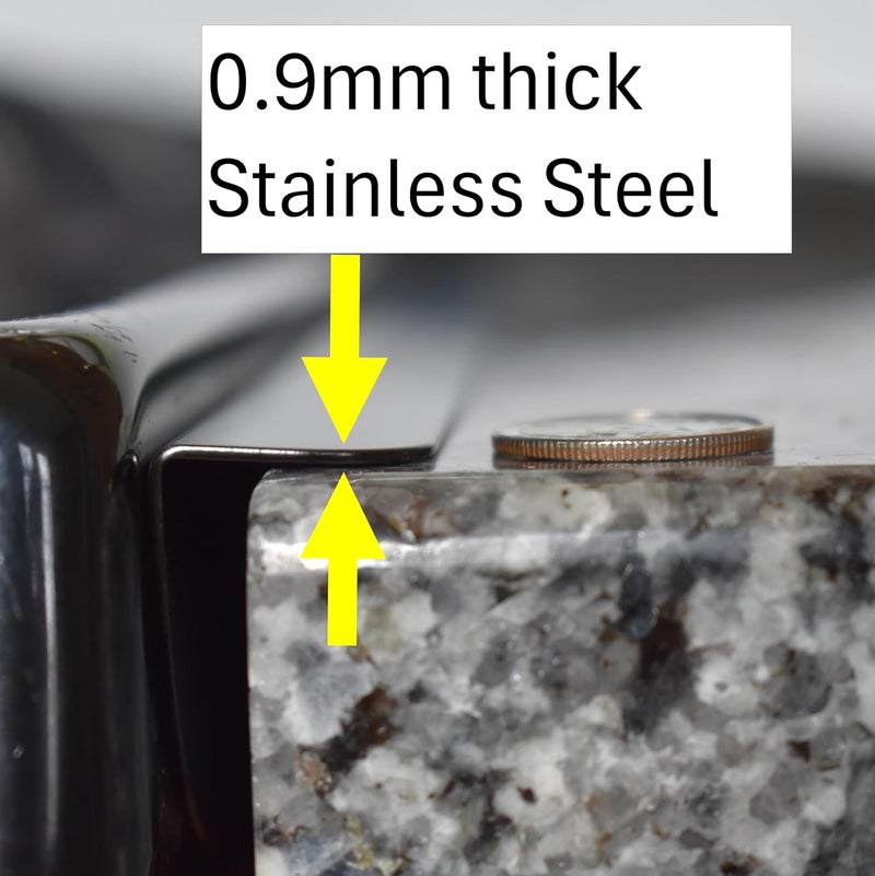 TrueGem Store Stove Gap Covers - 23.4", Black, Stainless Steel - Image 4
