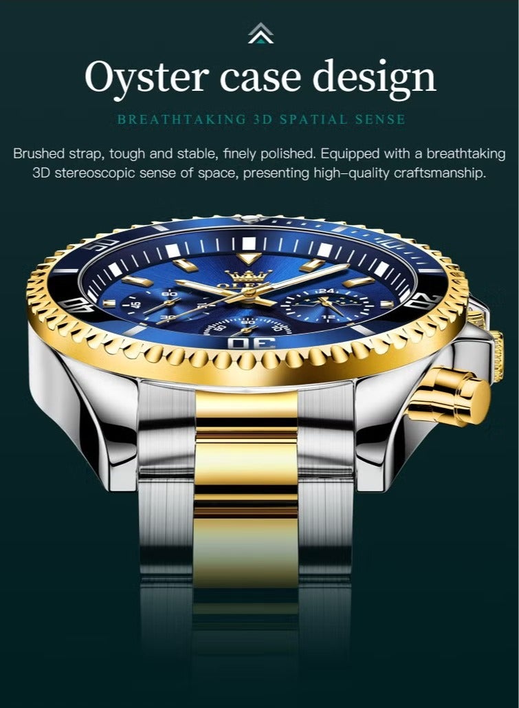 أوليفز ساعات على شكل ساعة كوارتز مقاومة للماء 2870 - Image 4