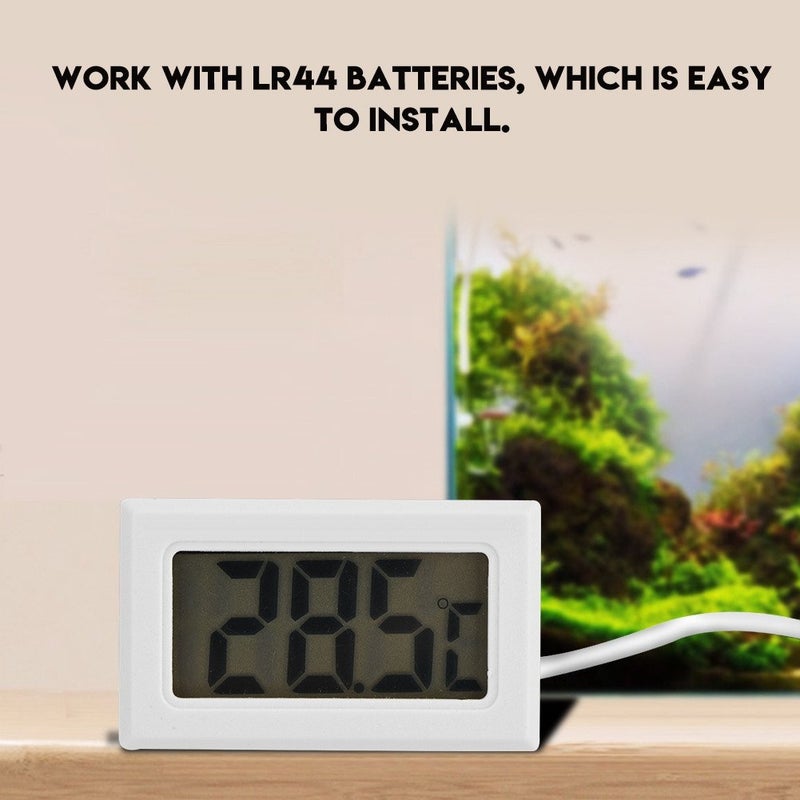 klarako 5 Pcs Mini LCD Thermometer, Digital Temperature Meter Probe Sensor - Image 4