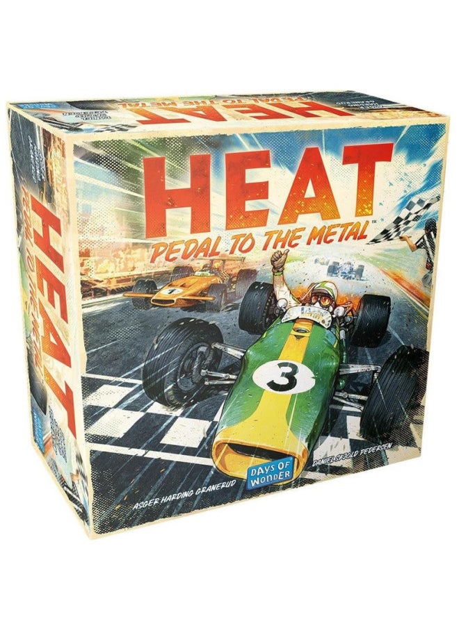 Generic - Full English Craze Racing Board Game Card Game Heat Pedal To The Metal Strategy Game Card-Color:Racing - Image 1