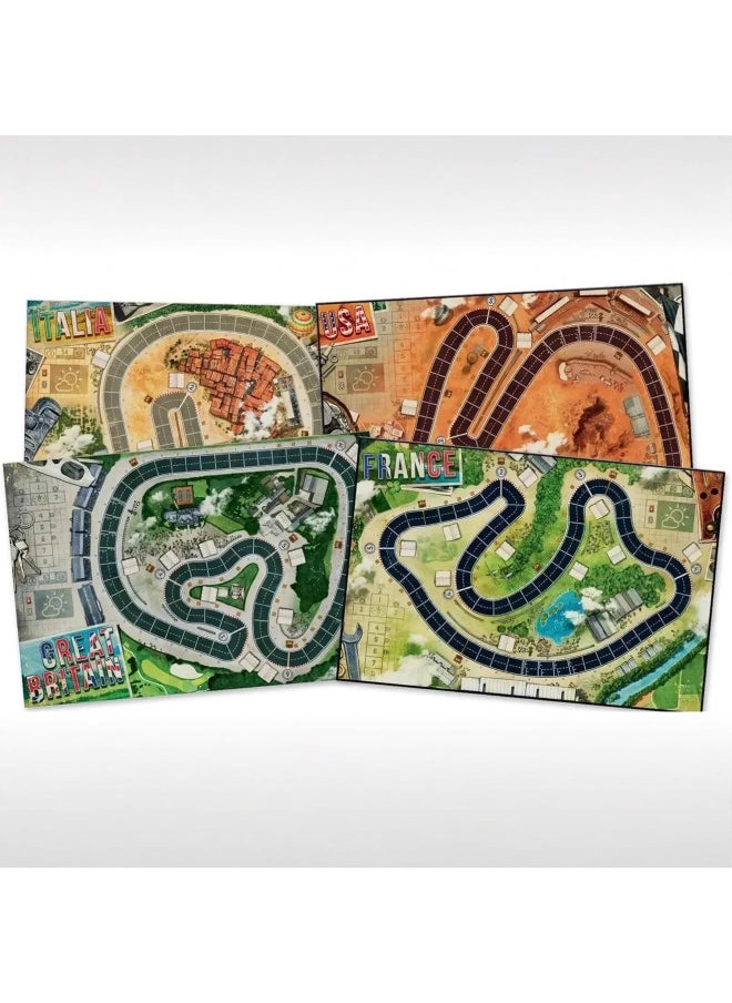 Generic - Full English Craze Racing Board Game Card Game Heat Pedal To The Metal Strategy Game Card-Color:Racing - Image 1
