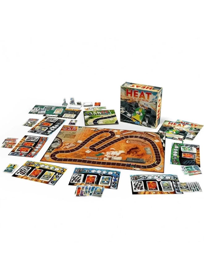 Generic - Full English Craze Racing Board Game Card Game Heat Pedal To The Metal Strategy Game Card-Color:Racing - Image 1