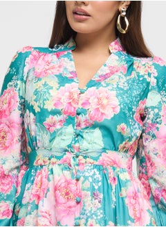 Khizana Floral Print Dress  - Image 3