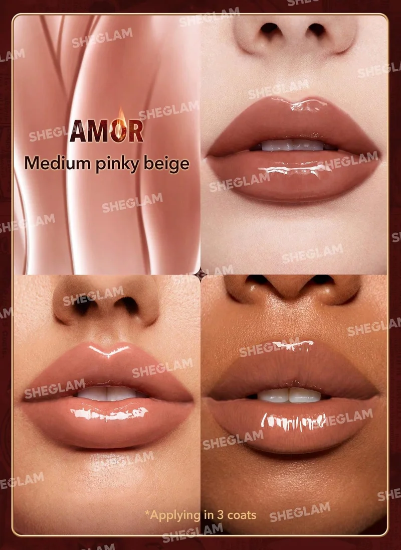 شيجلام Sheglam Ember Rose Immortal Love Nurishing Lip Gloss-Amor
