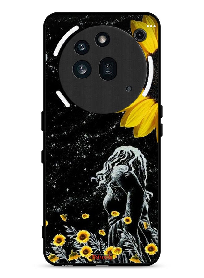 Tolwak Nothing Phone (3a) Pro Protective Case Cover Girl Look At Moon Art - Image 1