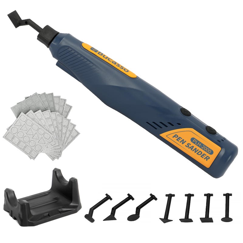 Bucasso Cordless Pen Sander 5Speed and USB Charging with LED Light MultiPurpose Power Tool Mini Power Sander for Sanding Polishing Finishing DIY Crafts - Image 2