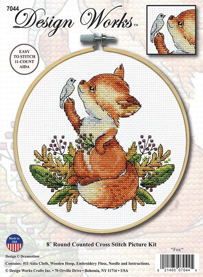 DesignWorks Ink Counted Cross Stitch Fox - Image 2