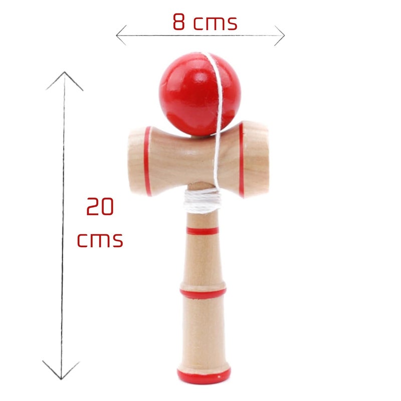 Upbeat Pro Kendama Japenese Wooden Skill Game I Handcrafted Wood Ball & Cup Toy I Perfect Hand-Eye Coordination Game for Kids & Adults I Fun & Interactive Balance Game - Image 2