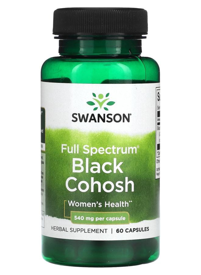 SWANSON Full Spectrum Black Cohosh 540 mg 60 Capsules